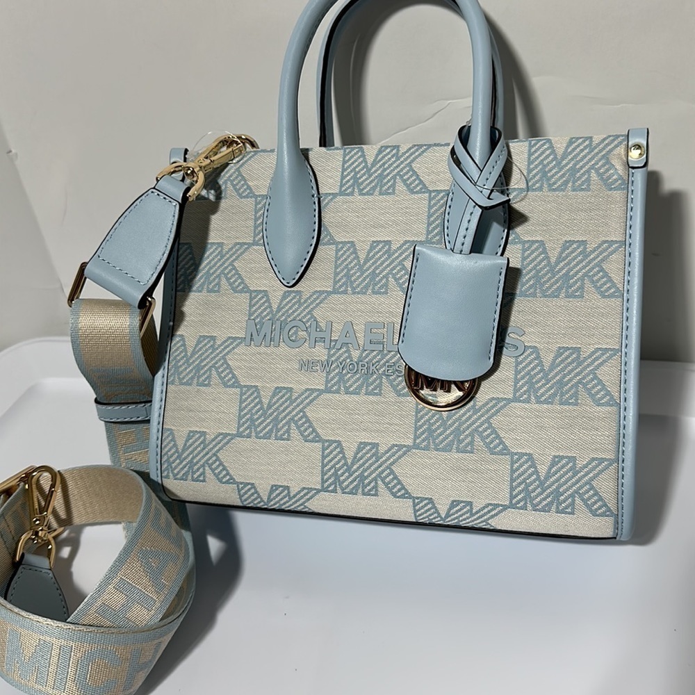 MICHAEL KORS
Mirella Small Logo Jacquard Crossbody Bag - Picture 8 of 12